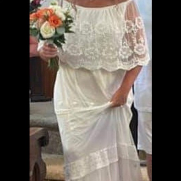 Wedding dress, maternity photo shoot dress XXL - Picture 2 of 5